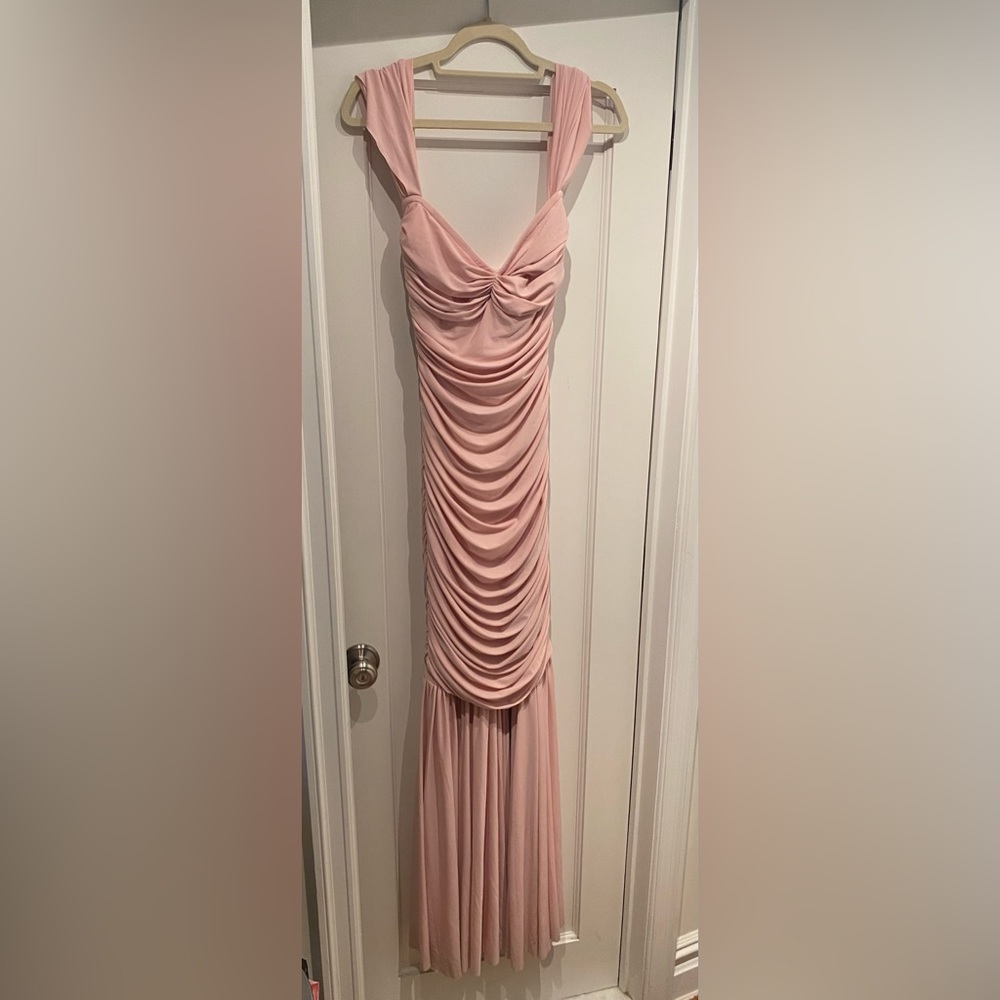 COPY - Blush Norma Kamala Walter Fishtail Gown